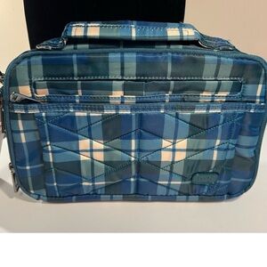 LUG SCOOP 2 bag.  Flannel Plaid.
